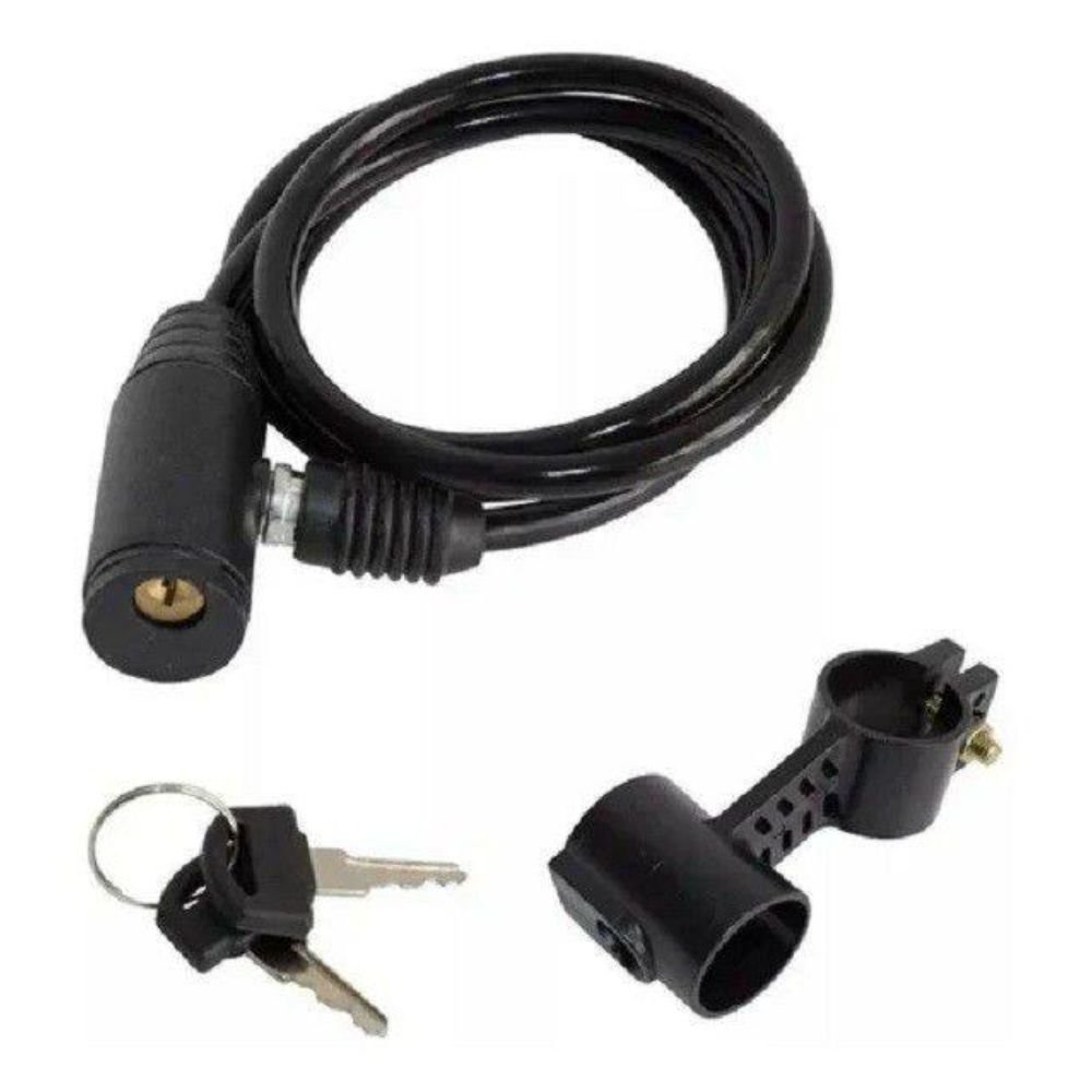 Cadeado Paco Anti Furto Articulado em Aço 6x1000MM - Imagem 2