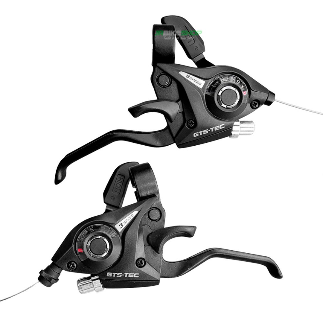 Passador Alavanca Marchas Rapid Fire Importado 3x8 24 V Bike - Imagem 2