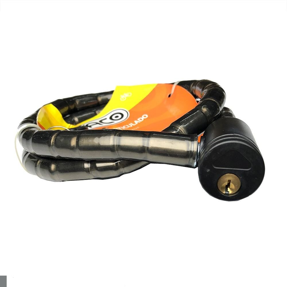 Cadeado Anti Furto Articulado Bicicleta Moto Paco - Imagem 3