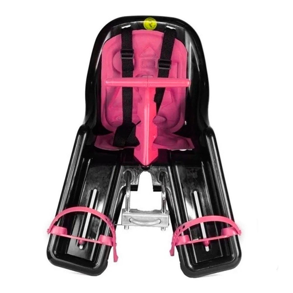 Cadeirinha Infantil Bicicleta Kalf Baby Bike Dianteira Rosa