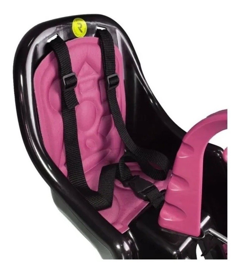 Cadeirinha Infantil Bicicleta Kalf Baby Bike Dianteira Rosa - Imagem 4