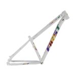 Quadro Aro 29 Aluminio First Lifty Gold Branco/Brito Brilho