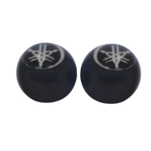 Par Tampa Para Valvula Pneu Speed Caps Moto - Preto2