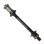 Eixo Furado Bike Traseiro Blocagem Cubo De Esfera Preto Bike