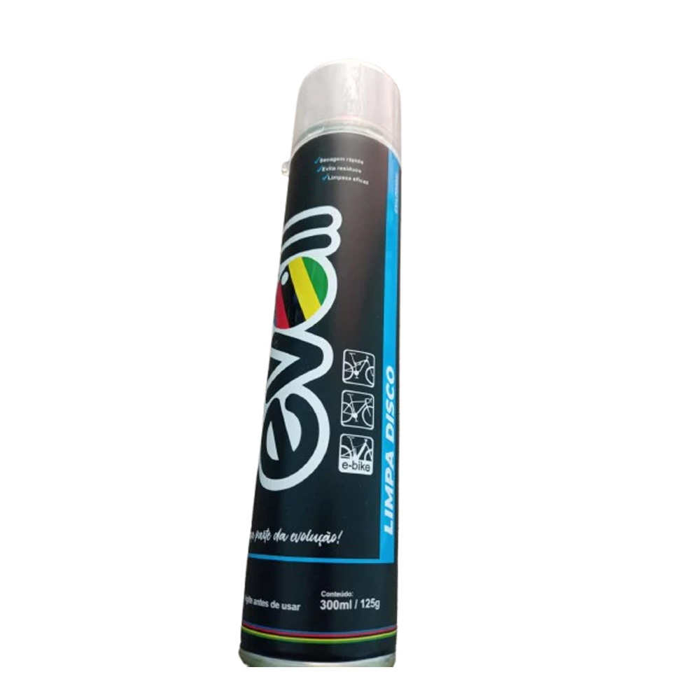 Limpa Disco de Freio Aerosol Evoil 300ml – Juninho BikeShop