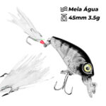 Isca de Pesca Artificial 45mm 3.5g, Isca rígida