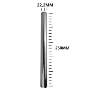 Canote Canoti selim Bike Em Aço Zincado 22.2 250mm 1.2 Resistente Sem Carrinho Monark Tropical caloi