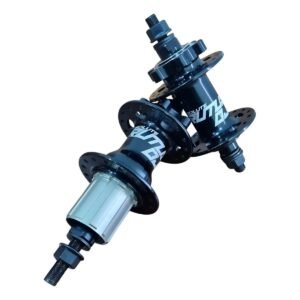 Par de Cubos Absolute Brutus Dj 3 Pawls 36 Furos Bike Grau Preto